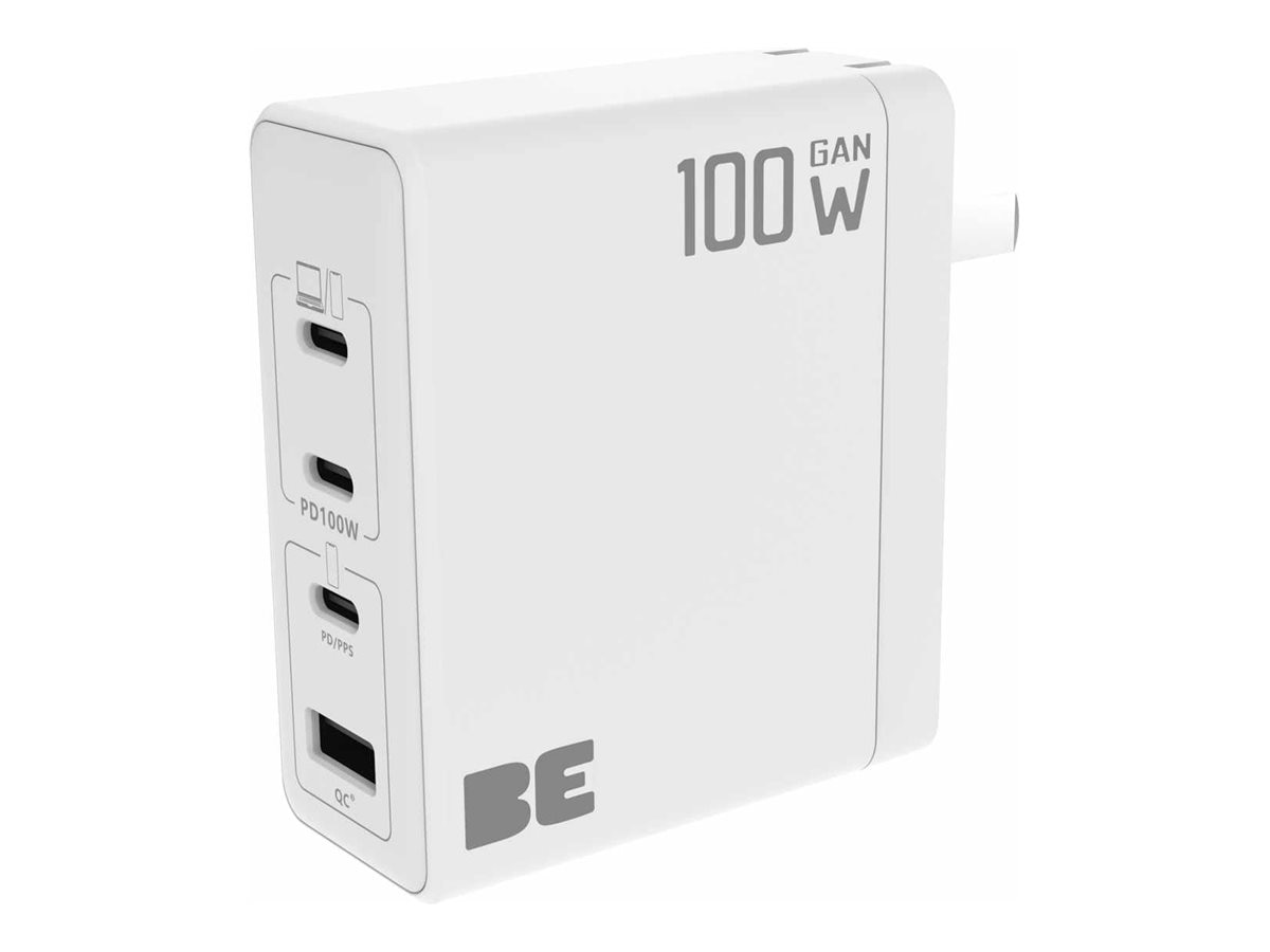 Blu Element - power adapter - GaN, PD, QC3 - 100 Watt