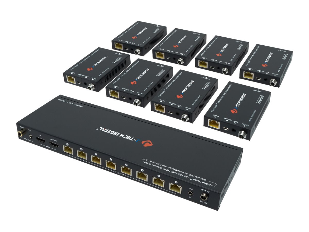 J-Tech Digital JTECH-18EX50 - video/audio extender - HDMI