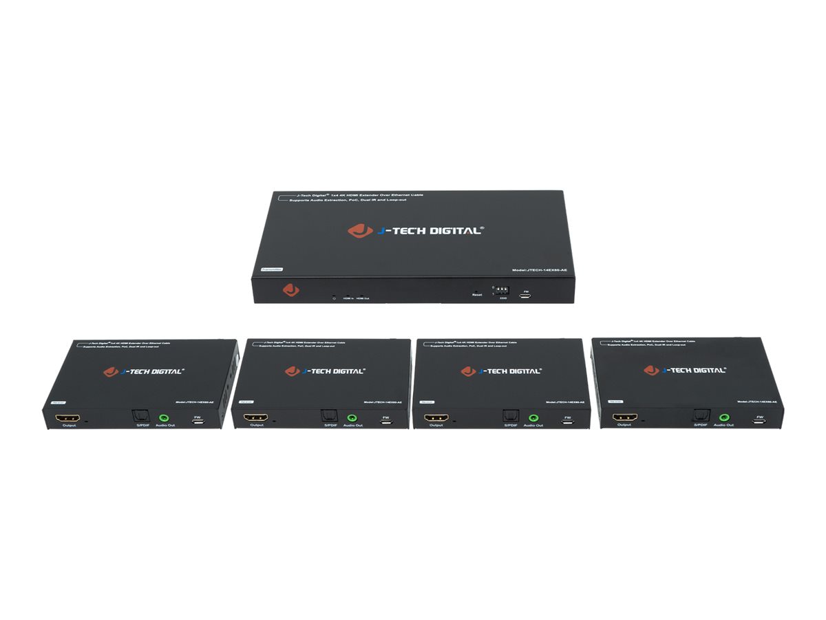 J-Tech Digital JTECH-14EX60-AE - video/audio extender - HDMI