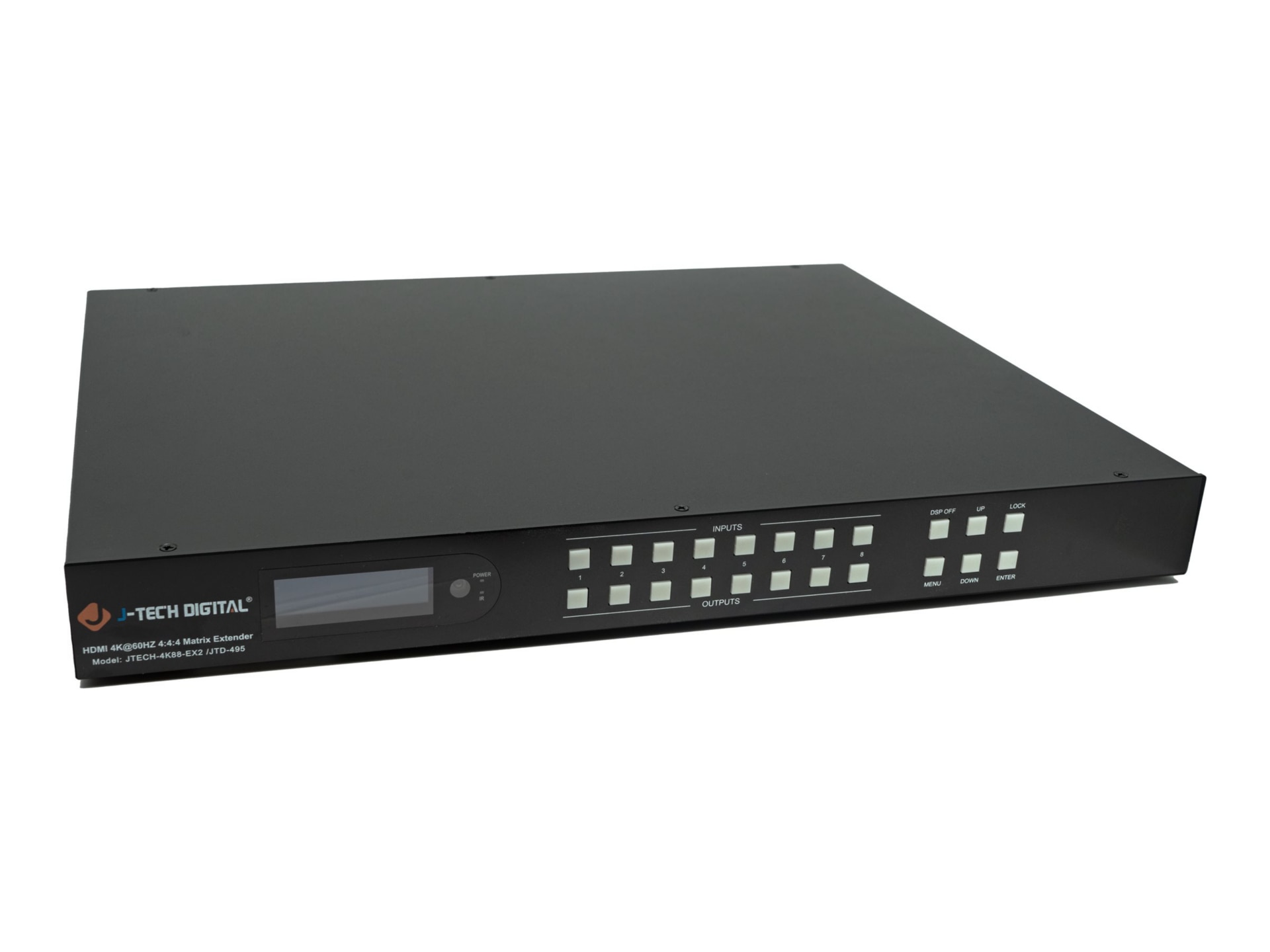 J-Tech Digital JTECH-4K88-EX2 - transmitter + 7 receivers - video/audio extender - HDMI