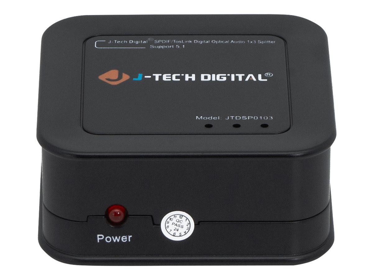 J-Tech Digital JTD-SP0103 - audio splitter - SPDIF, with digital audio - 3