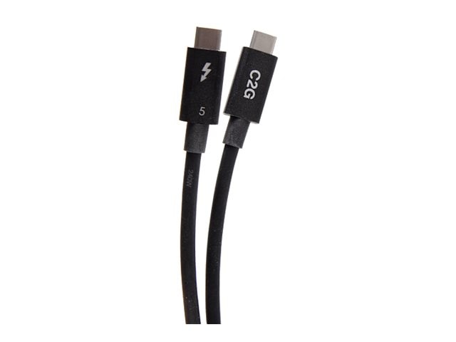 C2G 1.75ft (.5m) Thunderbolt™ 5 USB-C® Active Cable - 80Gbps - 8k@60Hz - US