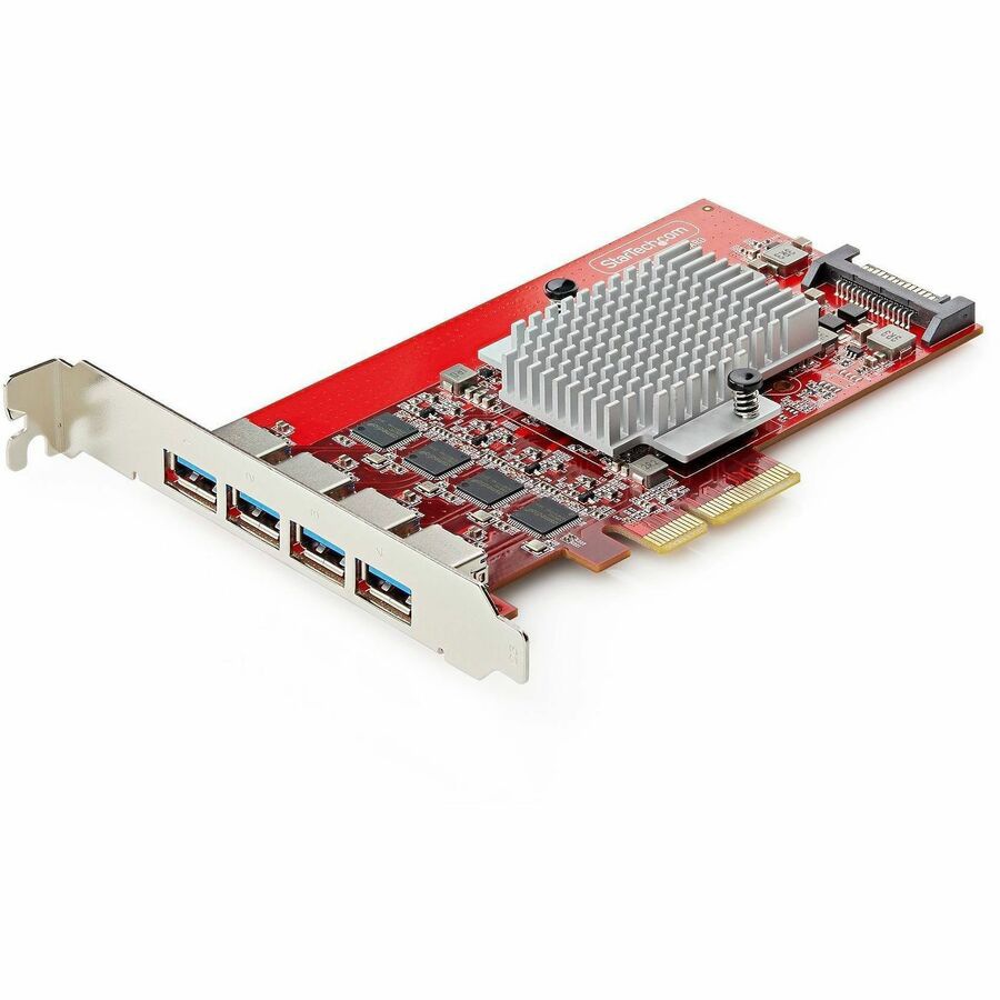 StarTech 4-Port USB-A PCIe Card, USB 3.2 10Gbps, PCI Express Expansion Card