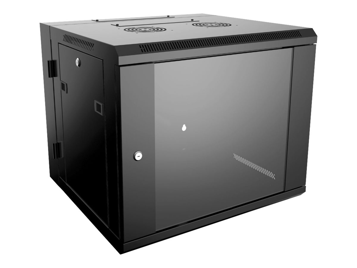 4XEM 9U Wall Mount Server Rack Cabinet 24 Inches Deep