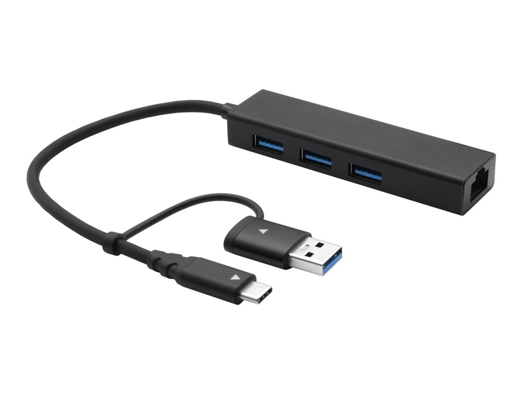 4XEM - hub - 3 ports - TAA Compliant