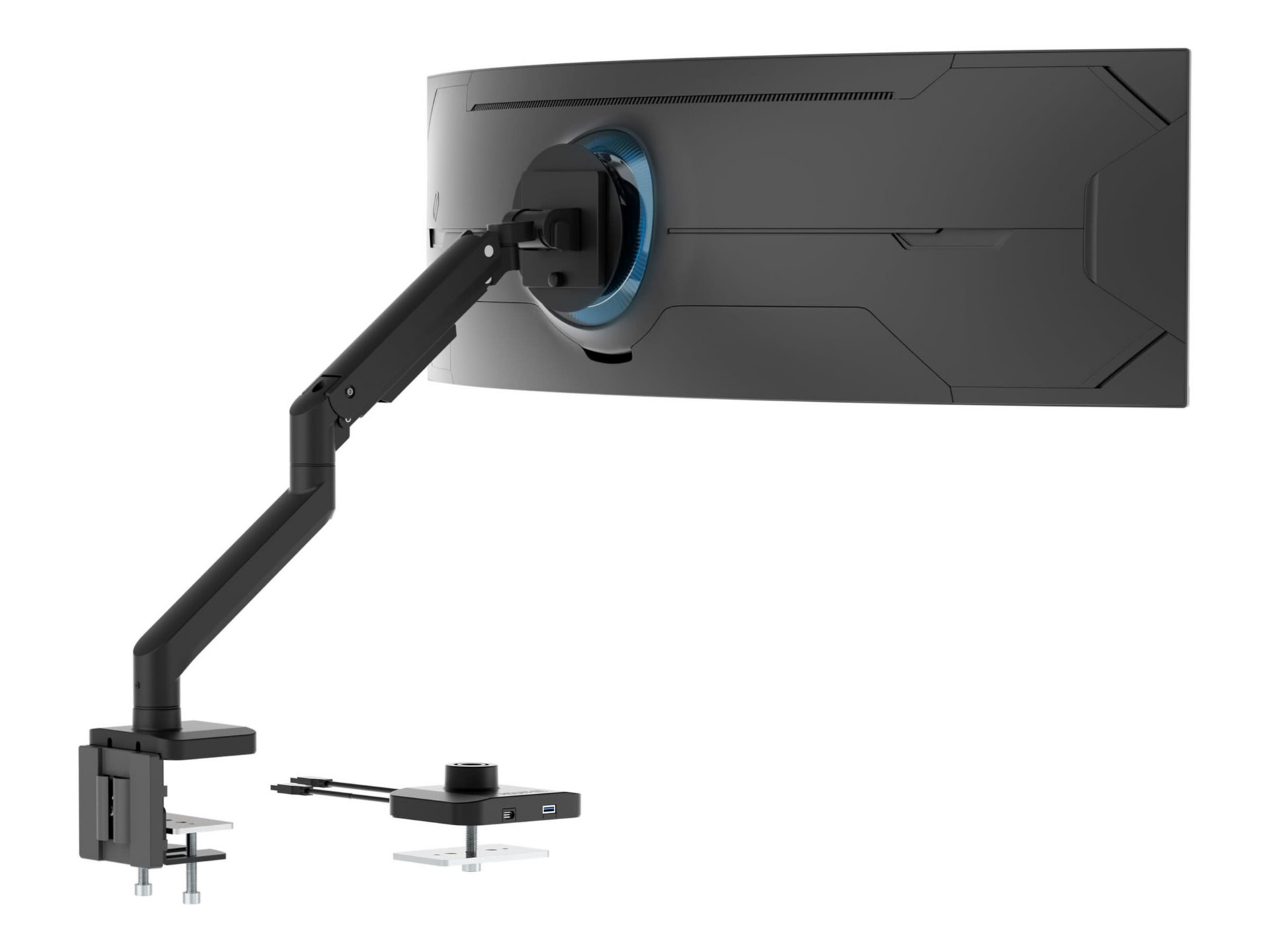 Mount-It! ProFlex Desk Mount for Monitor - Matte Black