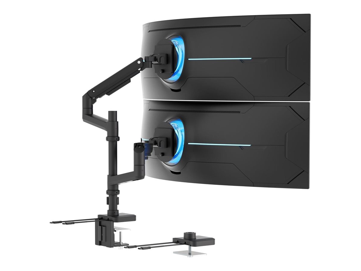 Mount-It! ProFlex Desk Dual Stacking Monitor Mount for Ultrawide Monitors -