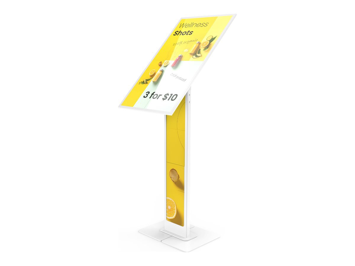 Compulocks BrandMe stand - for digital signage display - brandable - white