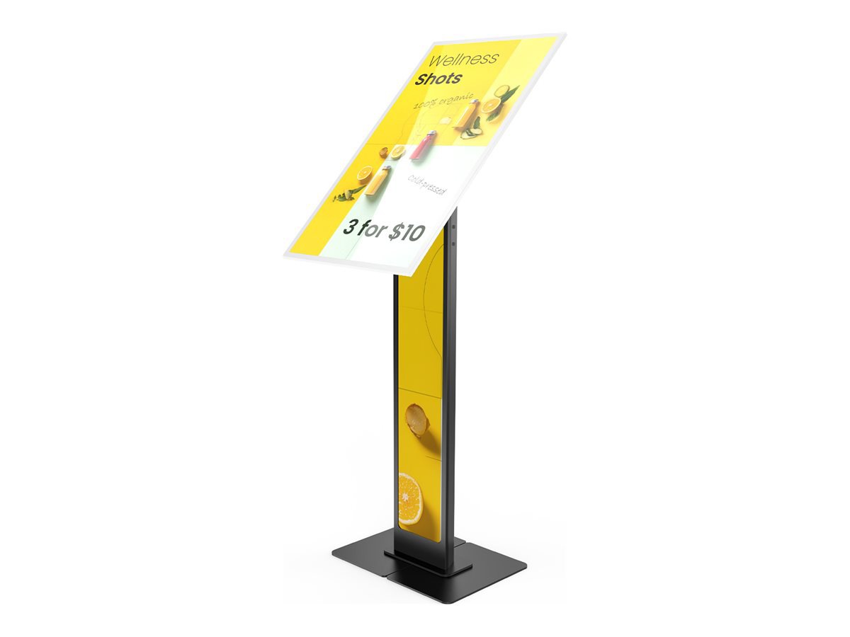 Compulocks BrandMe stand - for digital signage display - brandable - black