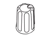 Motorola - control button for two-way radio