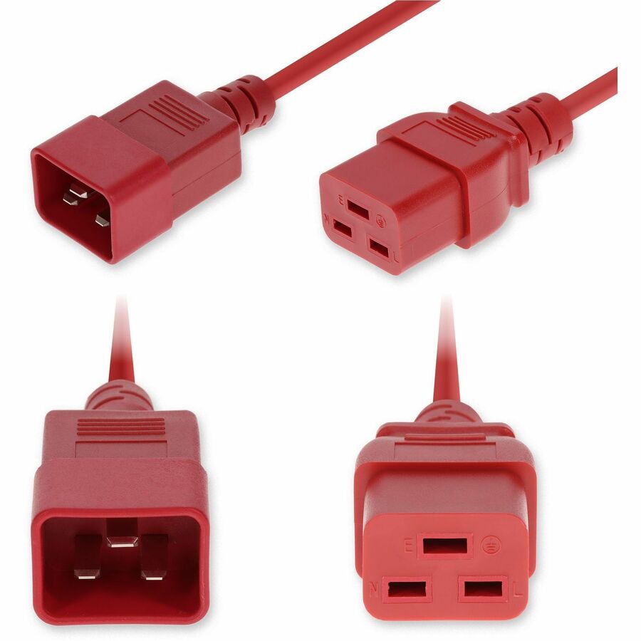 Proline 10ft C20 Male to C19 Female Standard Commercial Temp 12 AWG 250V at
