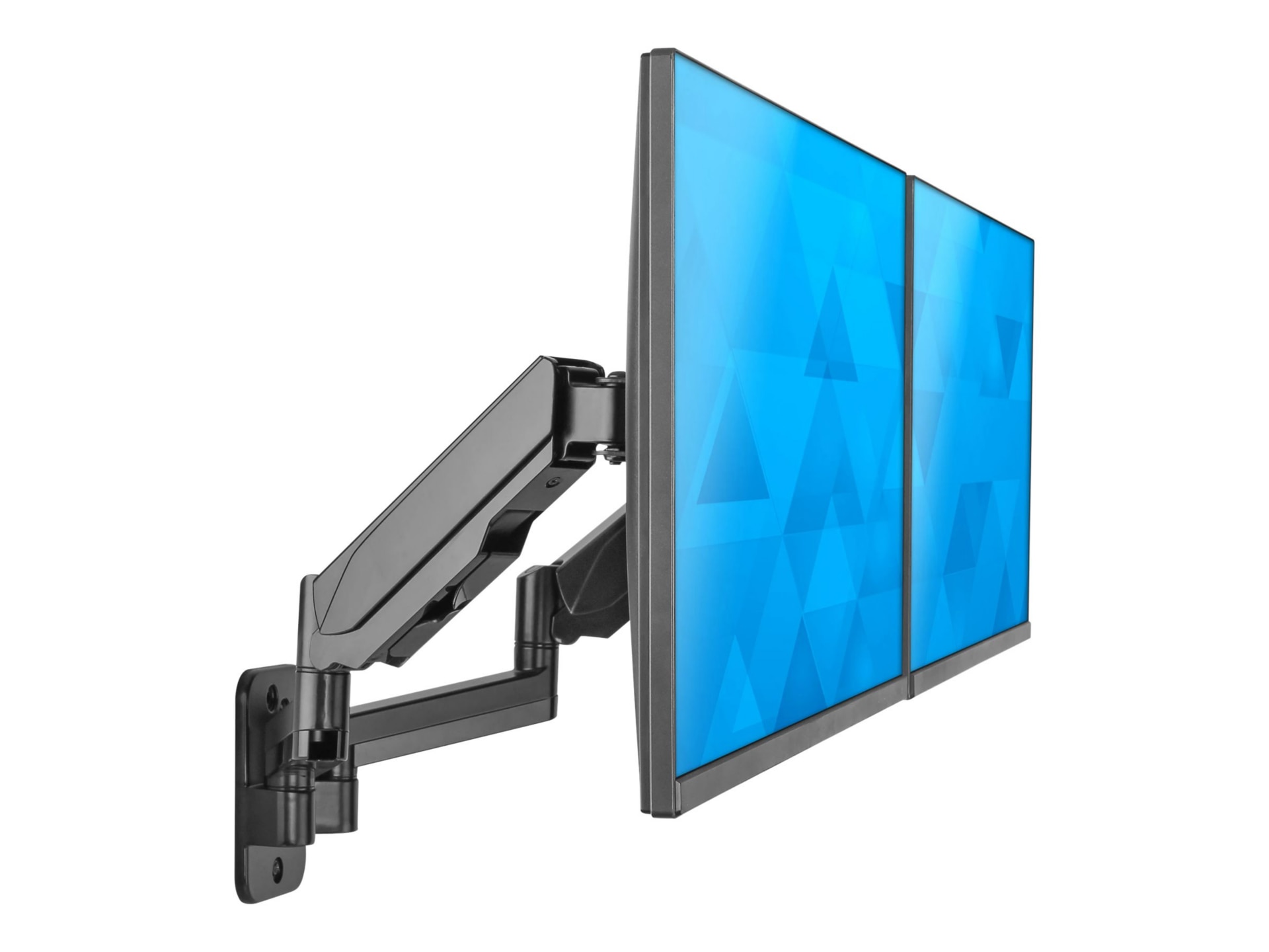 Mount-It MI-1766 mounting kit - full-motion - for 2 monitors