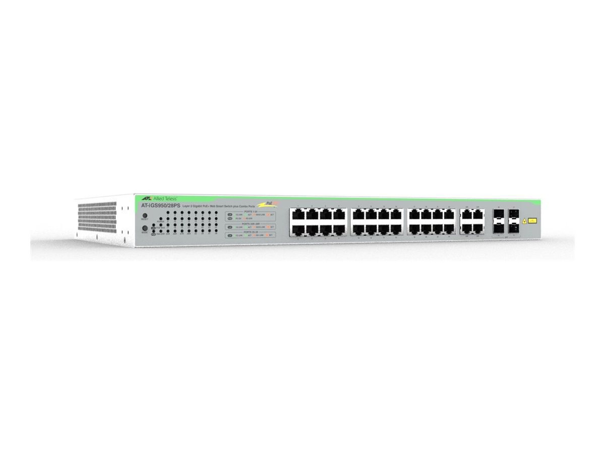 Allied Telesis AT iGS950/28PS - switch - 28 ports - smart - rack-mountable - TAA Compliant