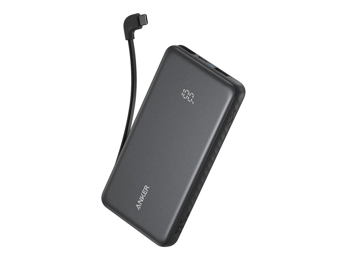 Anker Zolo A110D power bank - built-in USB-C cable, CCC certified - 2 x USB