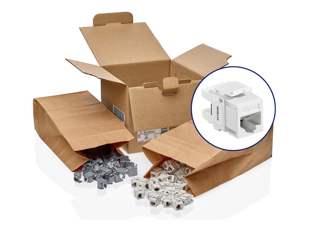 Leviton eXtreme CAT 6A QuickPort Connector - modular insert