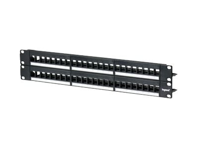 Legrand blank keystone patch panel - 2U