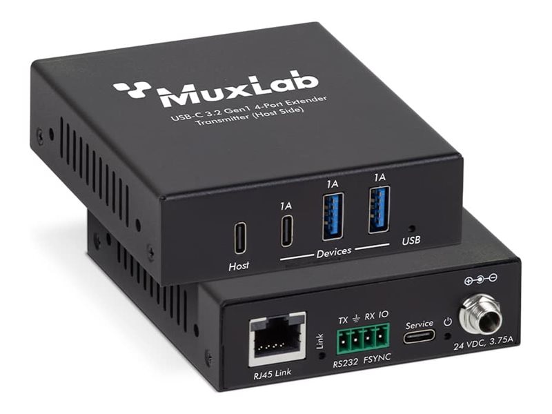 MuxLab - transmitter and receiver - USB/serial extender - USB 3.2 Gen 1, HD