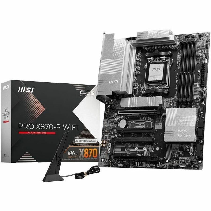 MSI PRO X870E-P WIFI Gaming Desktop Motherboard - AMD X870E Chipset - Socke
