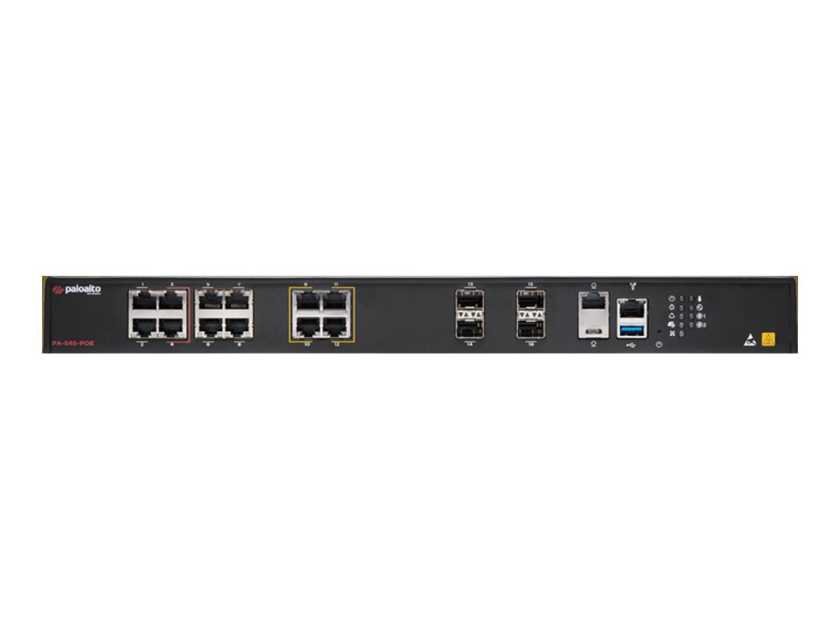 Palo Alto Networks PA-500 Series PA-545-POE - security appliance - cloud-ma