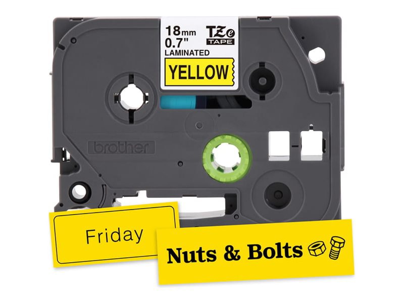 Brother TZe-641 - laminated tape - 1 cassette(s) - Roll (1.8 cm x 8 m)