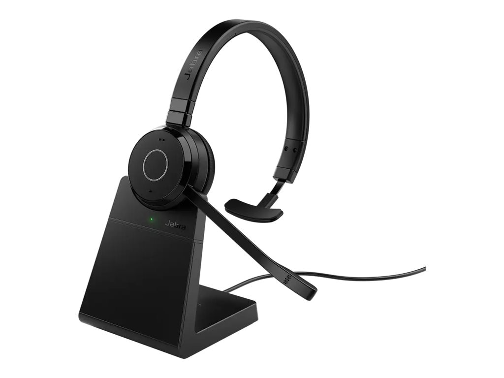 Jabra Evolve 65 TE Mono - headset - USB-A via Bluetooth adapter