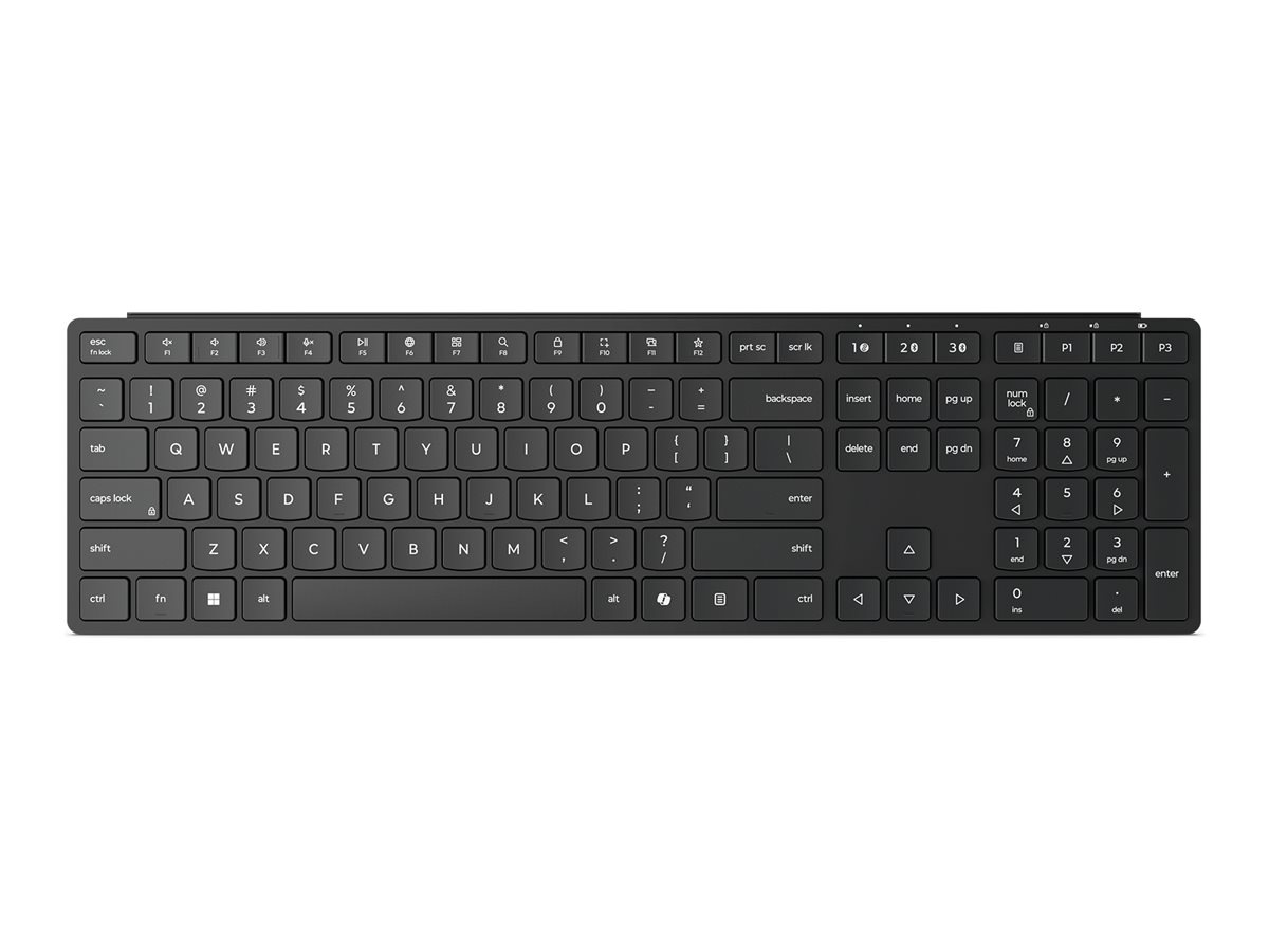 Lenovo Multi-Mode Pro 6000 - keyboard - QWERTY - US English - eclipse black