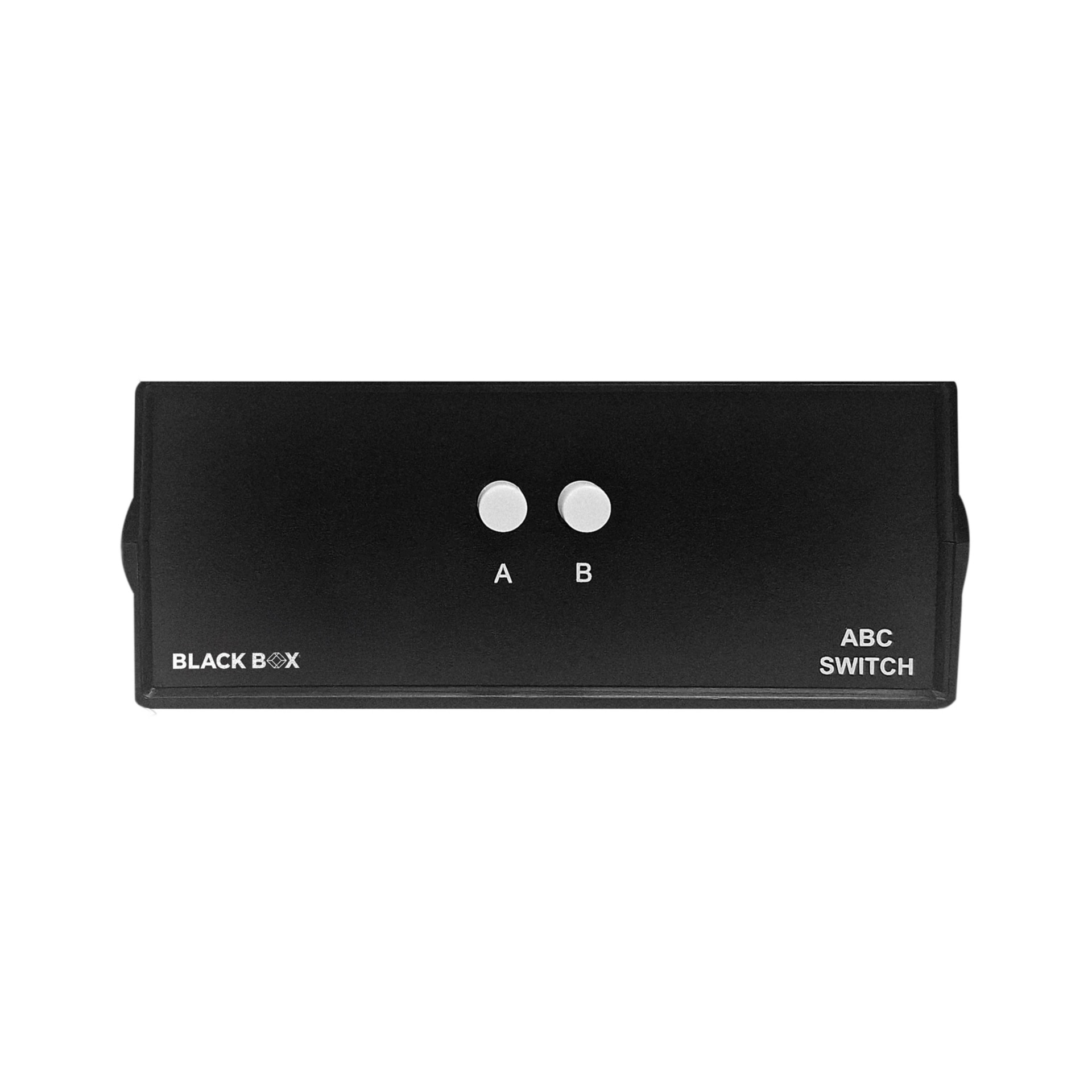 Manual Desktop Ethernet Switch -1000-Mbps RJ45 2-to-1