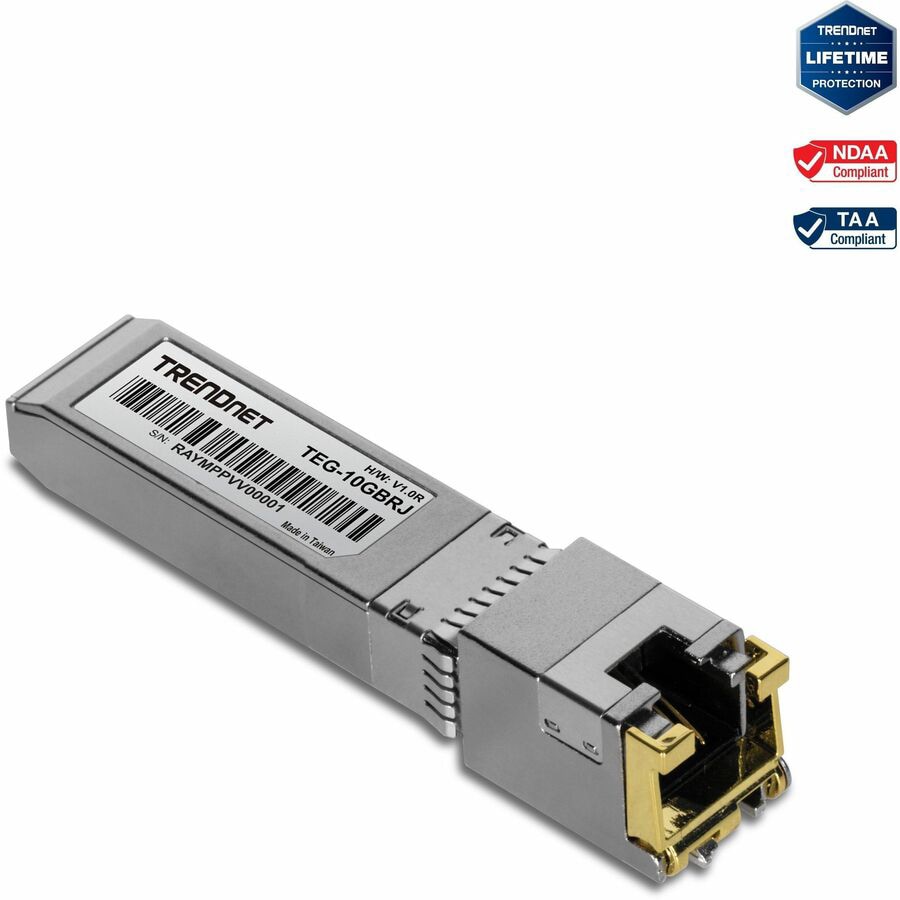 TRENDnet 10G RJ-45 Copper SFP+ Module