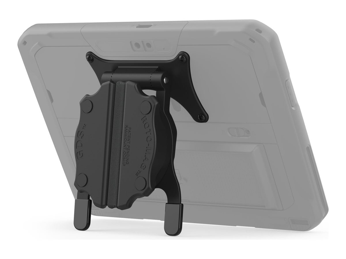 RAM GDS Roto-Mag - hand strap/kickstand/magnetic holder for tablet - 4-in-1
