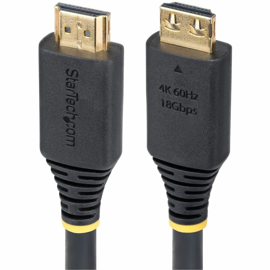 StarTech 5m (16ft) High Speed HDMI Cable with Gripping Connectors, 4K 60Hz/
