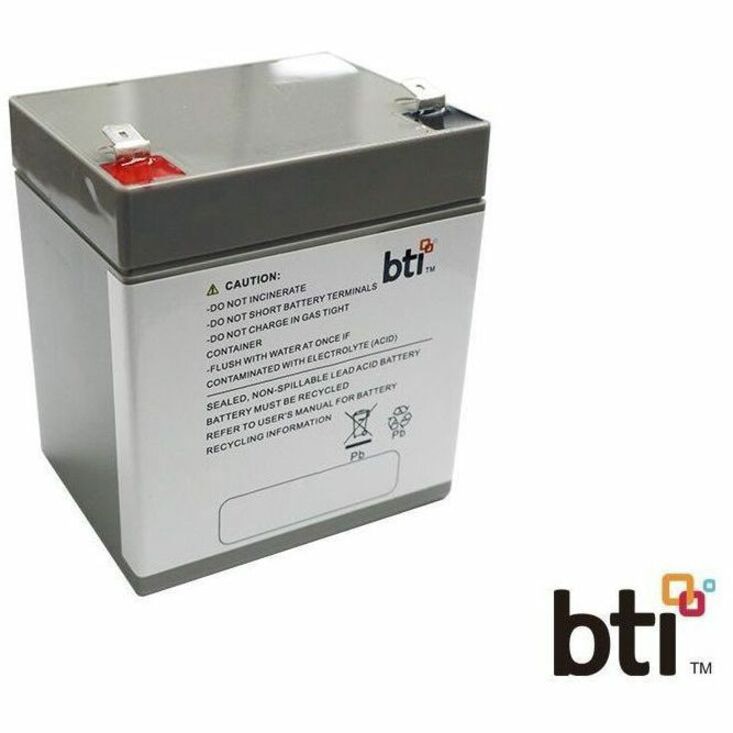 BTI 12V5.5A-T2-BATT-BTI 12V 5.5AH 1-CELL T2/F2 SEALED LEAD ACID BATTERY - 2