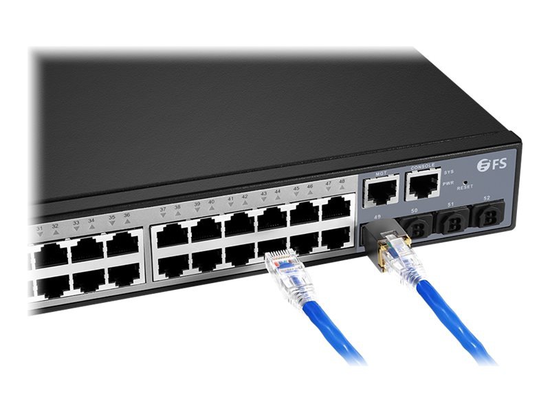 FS patch cable - 6.1 m - blue