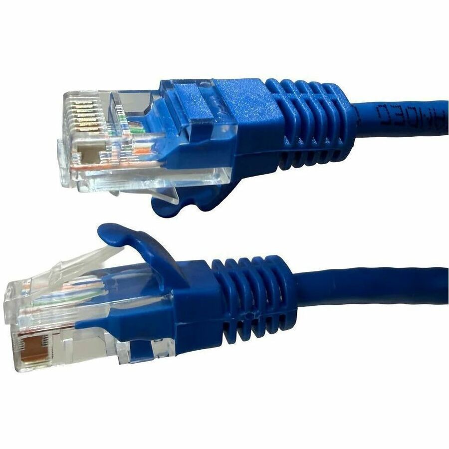4XEM 10FT Cat5e Molded RJ45 UTP Network Patch Cable (Blue)