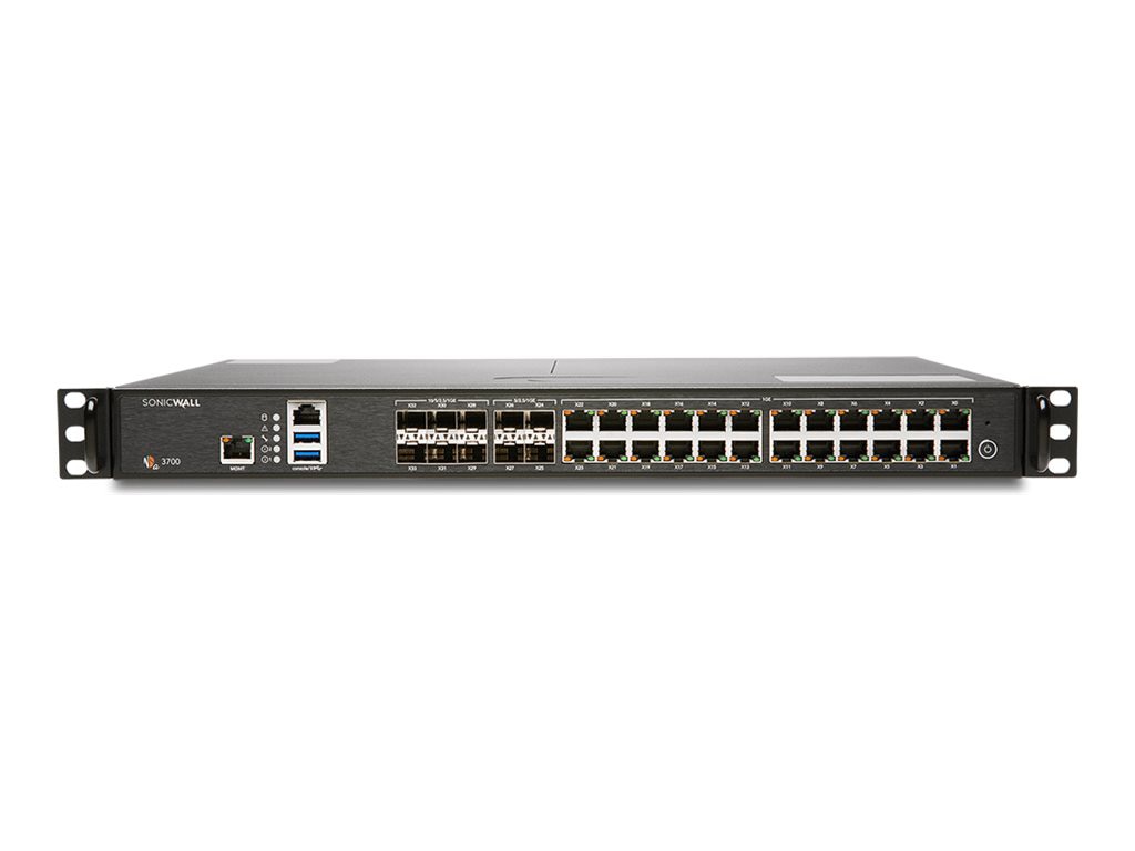 SonicWall Gen 6 NSa Series 3700 - security appliance - with 2-years Advanced Protection Security Suite