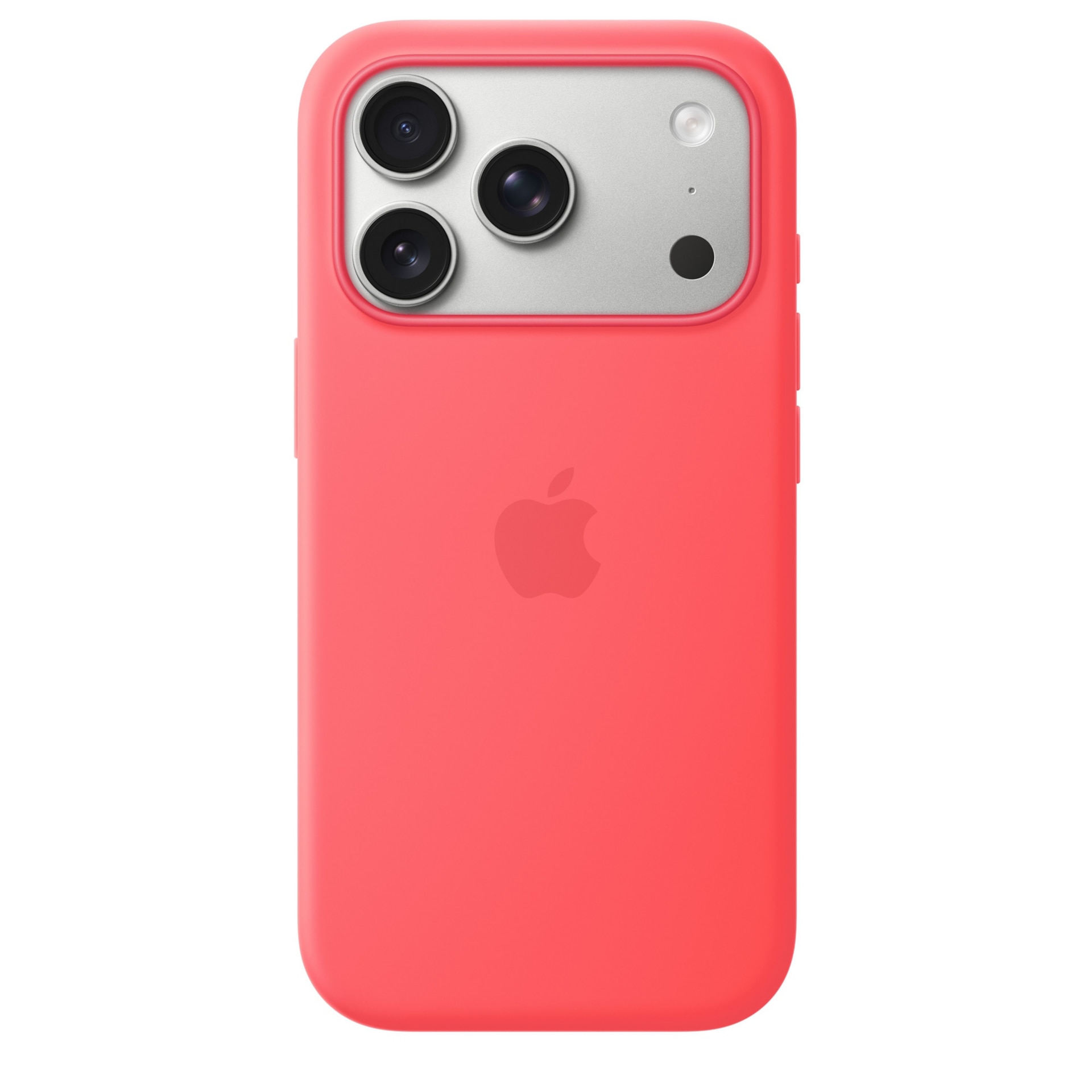 Apple Silicone Case with MagSafe - For iPhone 17 Pro - Bright Guava