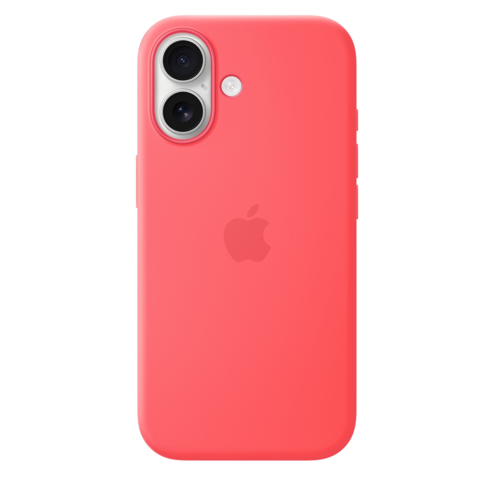 Apple Silicone Case with MagSafe - For iPhone 17 - Bright Guava