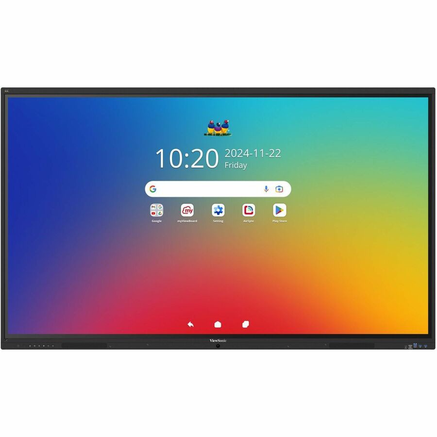 ViewSonic 75" ViewBoard 4K Interactive Flat Panel, 3840 x 2160 Resolution