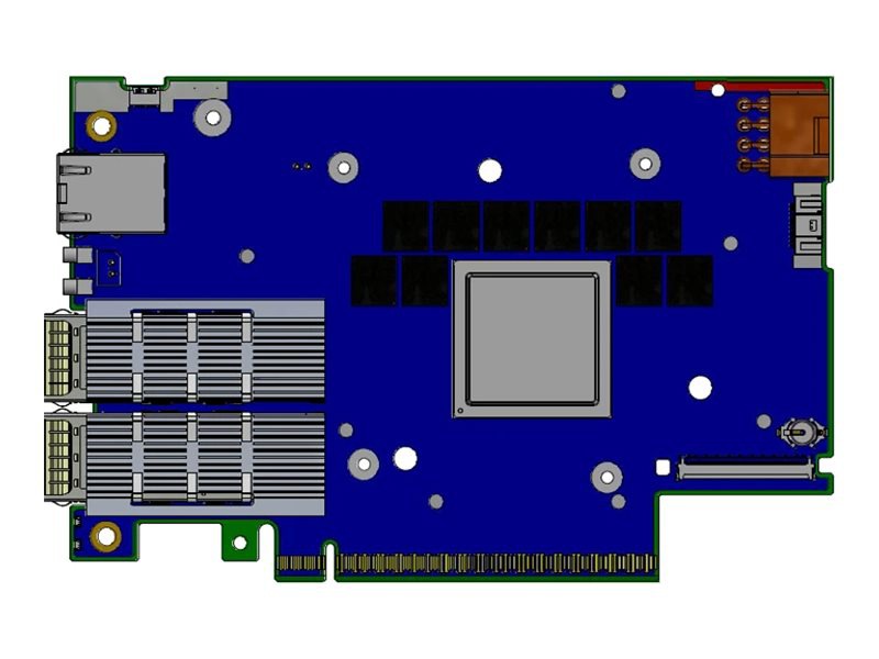 NVIDIA BlueField-3 B3210E - network adapter - PCIe 5.0 x16 - 100 Gigabit QS