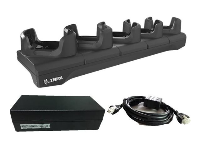 Zebra ShareCradle - handheld charging cradle - 5-slot - 108 Watt
