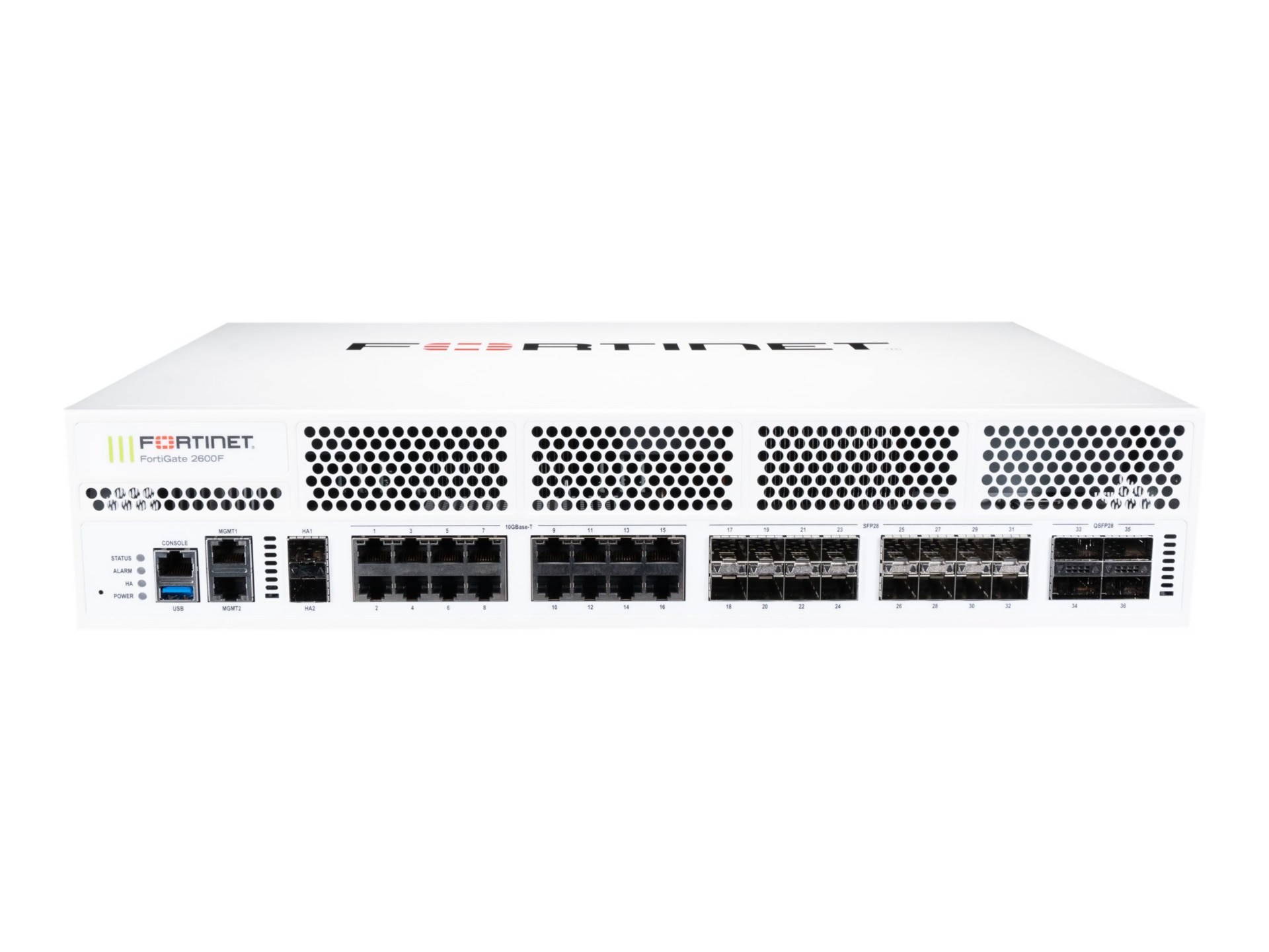 Fortinet FortiGate 2600F - security appliance - with 3 years FortiCare Prem