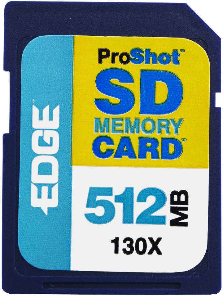 EDGE Digital Media ProShot - flash memory card - 512 MB - SD