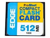 EDGE Digital Media ProShot - flash memory card - 512 MB - CompactFlash