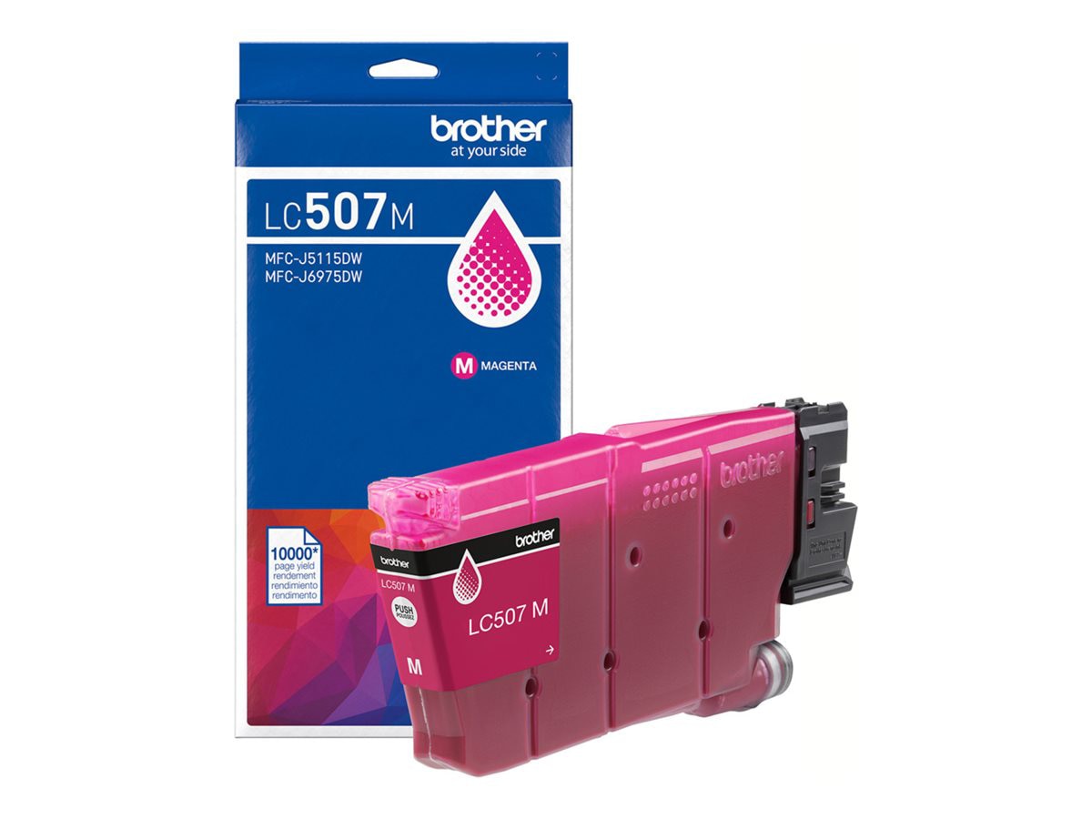 Brother LC507M - magenta - original - ink cartridge