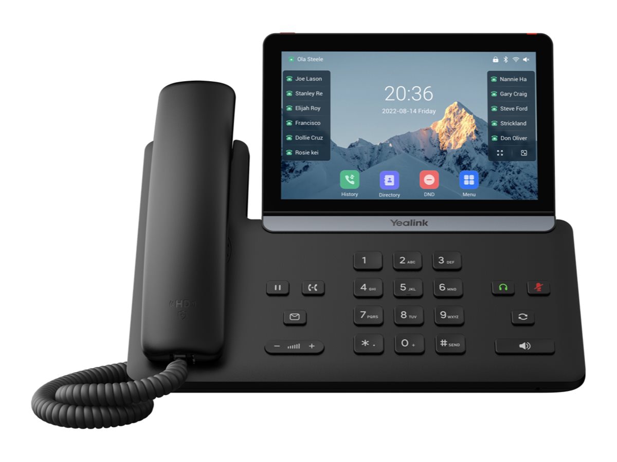 Yealink SIP-T87W - VoIP phone with caller ID - 10-way call capability