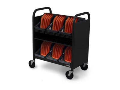 Bretford Cube Transport TVCT30CAD cart - for 30 tablets / notebooks - with