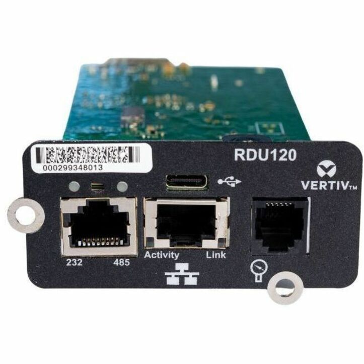 Vertiv Liebert IntelliSlot RDU120 - Network Card, Remote Monitoring Adapter