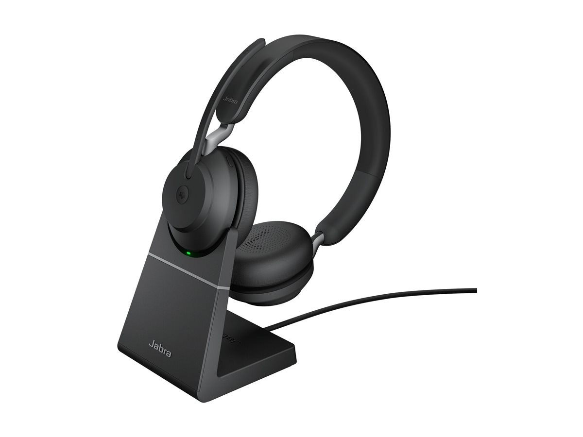 Jabra Evolve2 65 MS Stereo - headset - USB-A via Bluetooth adapter - Micros