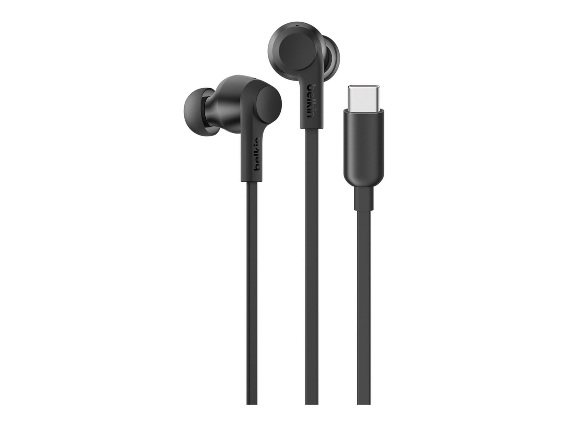Belkin SoundForm ANC - earphones with mic - USB-C