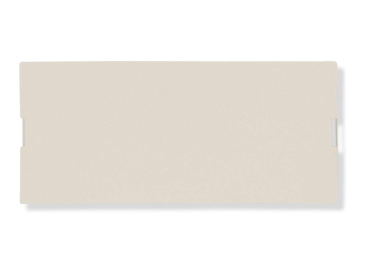 Belden MediaFlex - blank insert - almond (pack of 10)
