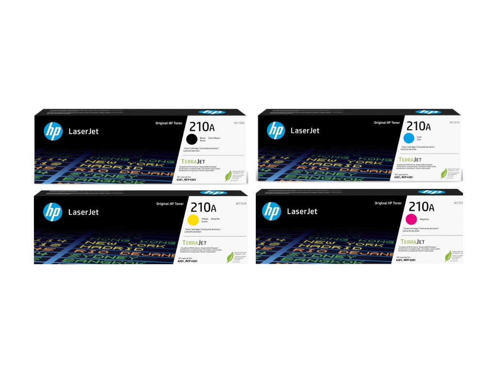 HP 210A Standard Toner Cartridge 4-Pack